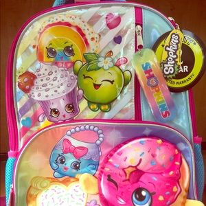 NWT Shopkins Large ADORABLE 16"  School Backpack